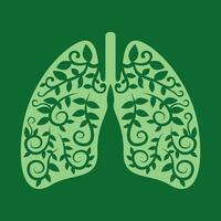 chronic obstructive pulmonary awareness month vector image illustration