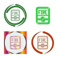 Fire Button Vector Icon