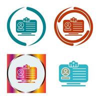 Id Card Vector Icon