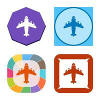 Flying Airplane Vector Icon