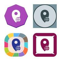 Global Locations Vector Icon