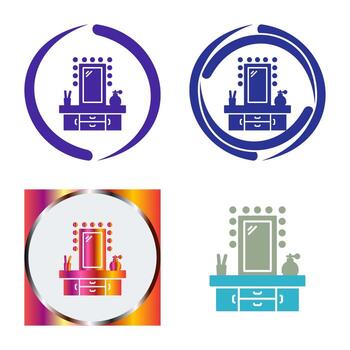 icono de vector de tocador