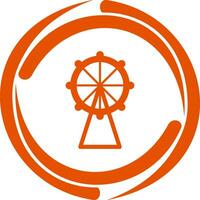 Ferris Wheel Vector Icon