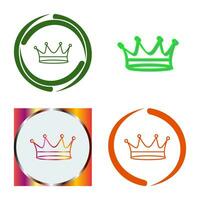 King Crown Vector Icon