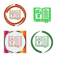 Open Book Vector Icon