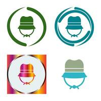 Camping Hat Vector Icon