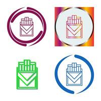 Cigarette Pack Vector Icon