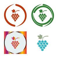 Grapes Vector Icon