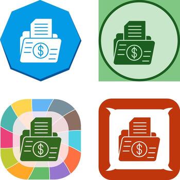 icono de vector de carpeta