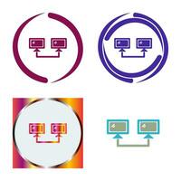 Connected Systems Vector Icon