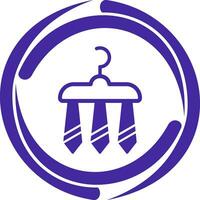 Three Ties Vector Icon