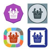 Add To Basket Vector Icon