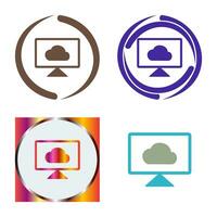 Cloud System Vector Icon