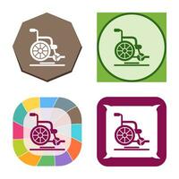 Wheel Chair Vector Icon