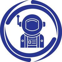 icono de vector de astronauta