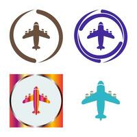 Flying Airplane Vector Icon