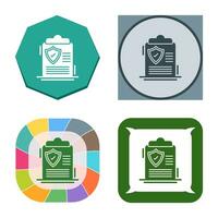 Protection Policy Vector Icon