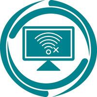 Disconnected Network Vector Icon