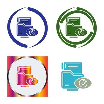 icono de vector de visualización de datos