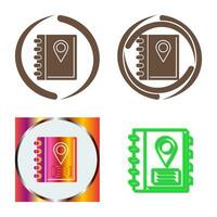 Address Book Vector Icon