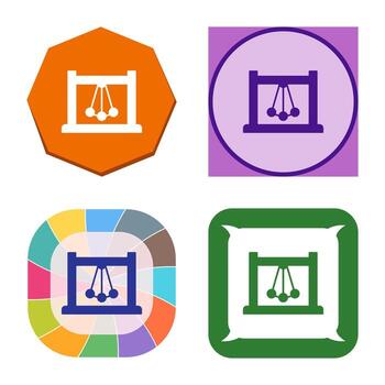 icono de vector de péndulo