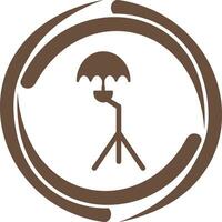 Unique Umbrella Stand Vector Icon