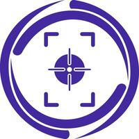Unique Focus Vertical Vector Icon
