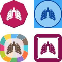 icono de vector de pulmones