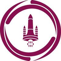 Space Shuttle Vector Icon