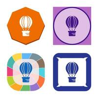 Hot Air Balloon Vector Icon