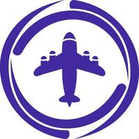 Flying Airplane Vector Icon