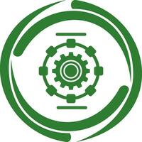 Automated Process Vector Icon