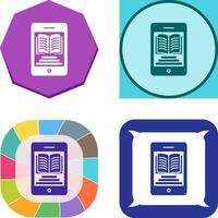 icono de vector de ebook