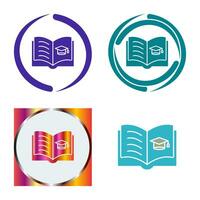 Open Book Vector Icon