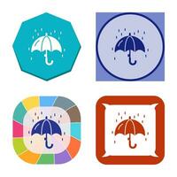 Raining Vector Icon