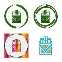 Cigarette Pack Vector Icon