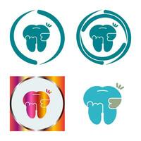 Toothache And Plaque Vector Icon