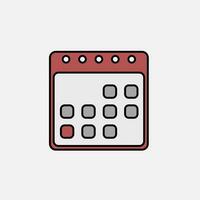 Calendar icon png vector