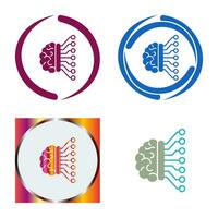 Machine Learning Vector Icon