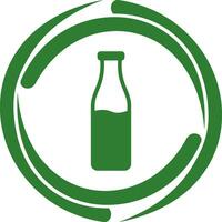 icono de vector de botella de leche