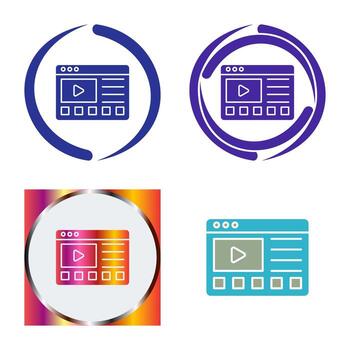 Online Tutorials Vector Icon