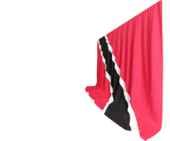 Trinidad and Tobago Flag Curtain in 3D Rendering called Flag of Trinidad and Tobago png