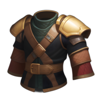 Medieval leather armor game ai generated png