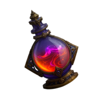 Icon of a mysterious magic elixir AI Generative for game png