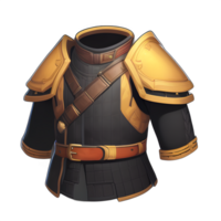 Medieval leather armor game ai generated png