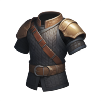 Medieval leather armor game ai generated png