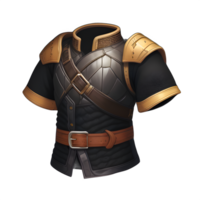 Medieval leather armor game ai generated png