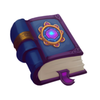 icon of book a magical for charming AI Generative for game png