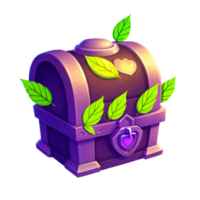 icon The Enchanting Treasure Chest AI Generative for game png