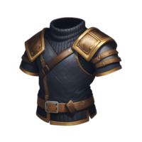 Medieval leather armor game ai generated png